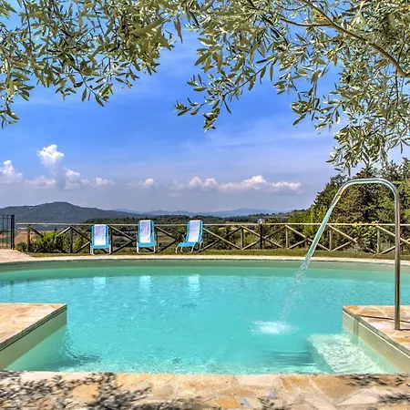 San Lorenzo - Hilltop With Private Pool, Jacuzzi & Airco ヴィラ モントーネ