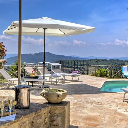 San Lorenzo - Hilltop With Private Pool, Jacuzzi & Airco Villa *