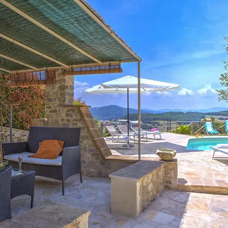 San Lorenzo - Hilltop With Private Pool, Jacuzzi & Airco ヴィラ *