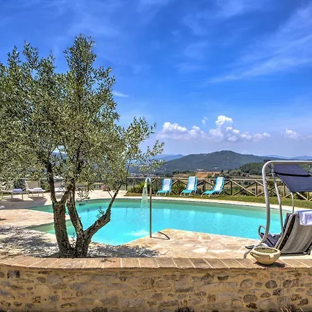 Villa San Lorenzo - Hilltop With Private Pool, Jacuzzi & Airco