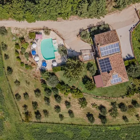 Villa San Lorenzo - Hilltop With Private Pool, Jacuzzi & Airco