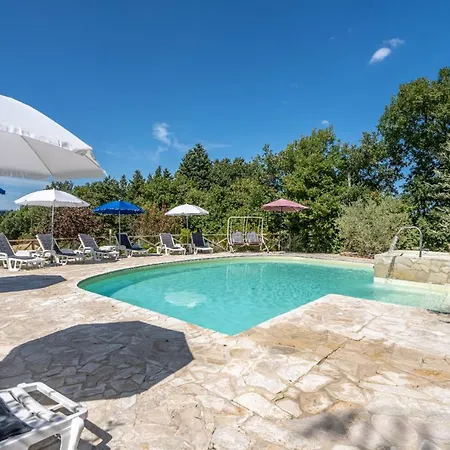 San Lorenzo - Hilltop With Private Pool, Jacuzzi & Airco Willa Montone (Umbria)