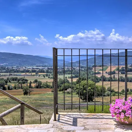 San Lorenzo - Hilltop With Private Pool, Jacuzzi & Airco וילה מונטונה