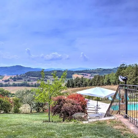 וילה San Lorenzo - Hilltop With Private Pool, Jacuzzi & Airco מונטונה