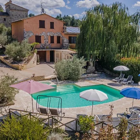 San Lorenzo - Hilltop With Private Pool, Jacuzzi&airco *