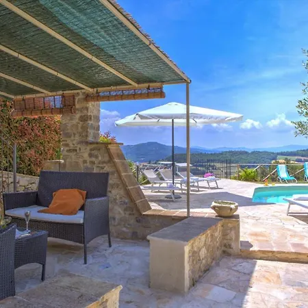 San Lorenzo - Hilltop With Private Pool, Jacuzzi & Airco Villa *