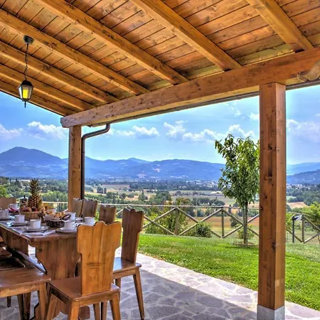 Villa San Lorenzo - Hilltop With Private Pool, Jacuzzi & Airco Montone (Umbria)