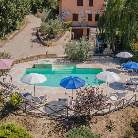 San Lorenzo - Hilltop With Private Pool, Jacuzzi & Airco * מונטונה