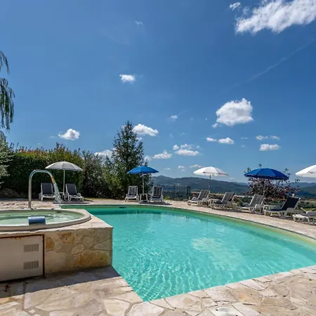 San Lorenzo - Hilltop With Private Pool, Jacuzzi & Airco * Montone (Umbria)
