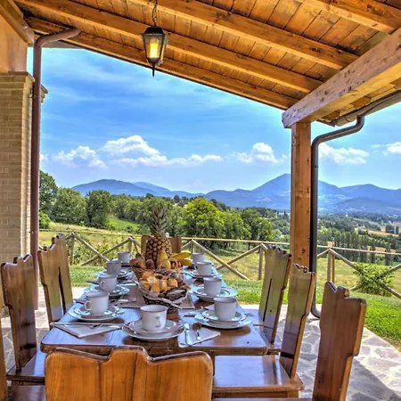 San Lorenzo - Hilltop With Private Pool, Jacuzzi&airco