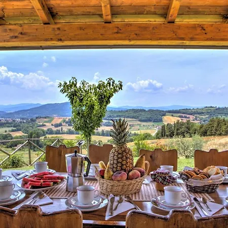 San Lorenzo - Hilltop With Private Pool, Jacuzzi & Airco Montone (Umbria)