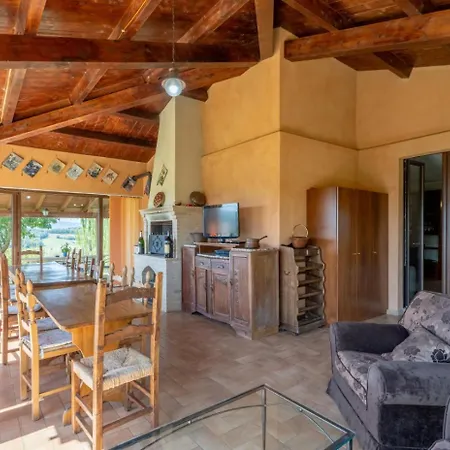 San Lorenzo - Hilltop With Private Pool, Jacuzzi & Airco וילה מונטונה